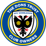 A picture of the logo of the Dons Trust.